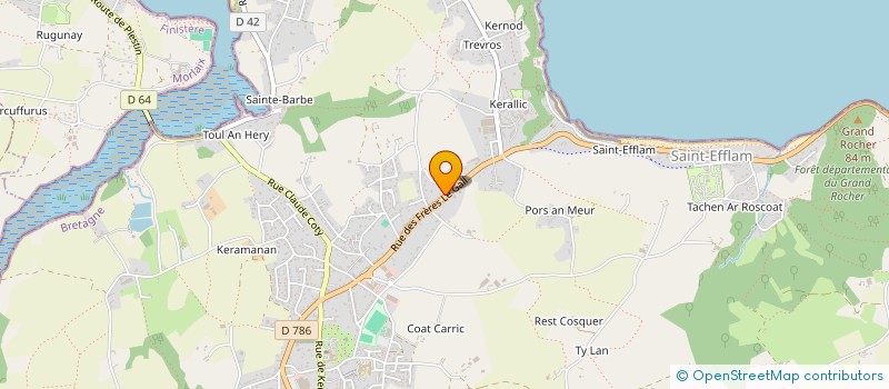 localisation de l'entreprise MONSIEUR THIERRY HARNAY  PLESTIN-LES-GREVES