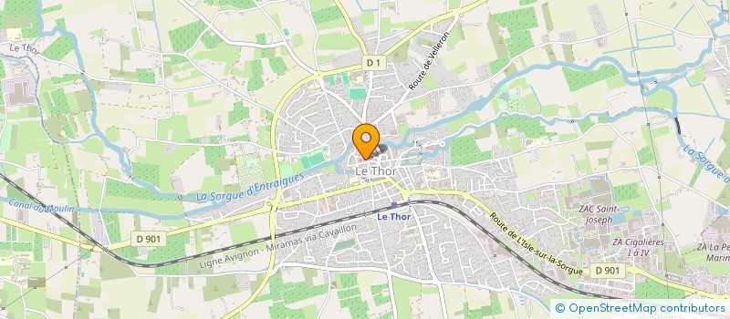 localisation de l'entreprise MONSIEUR THIERRY HAROUTIOUNIAN  LE THOR