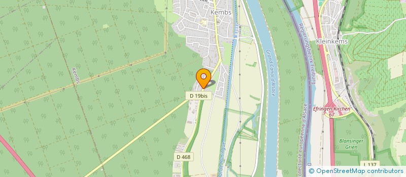 localisation de l'entreprise MONSIEUR THIERRY HARTMANN  KEMBS