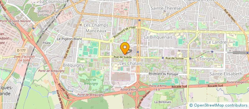 localisation de l'entreprise MONSIEUR THIERRY HASLE à RENNES