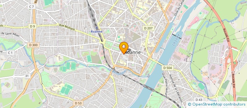 localisation de l'entreprise MONSIEUR THIERRY HAUG  ROANNE