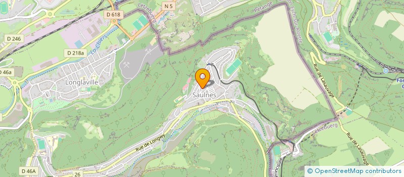 localisation de l'entreprise MONSIEUR THIERRY HECHT  SAULNES