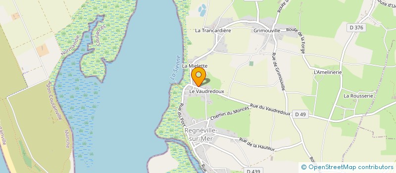 localisation de l'entreprise MONSIEUR THIERRY HELAINE à REGNEVILLE-SUR-MER