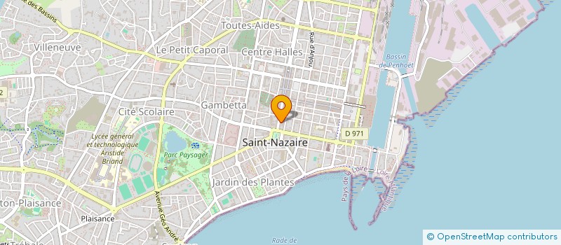 localisation de l'entreprise MONSIEUR THIERRY HELINE à SAINT-NAZAIRE