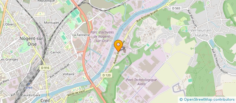 localisation de l'entreprise MONSIEUR THIERRY HEMERY  CREIL