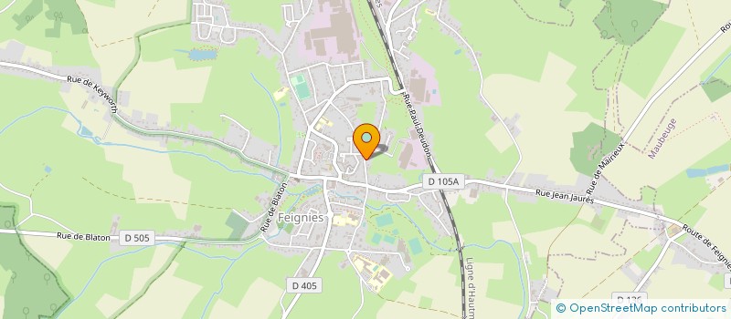 localisation de l'entreprise MONSIEUR THIERRY HEMEZ  FEIGNIES