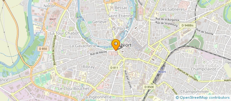 localisation de l'entreprise MONSIEUR THIERRY HEMON à NIORT