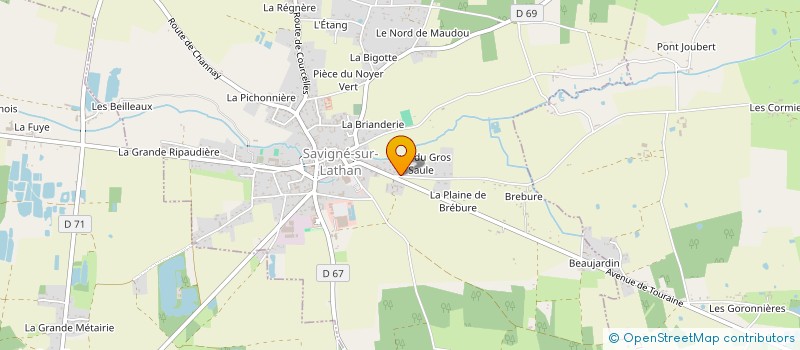 localisation de l'entreprise MONSIEUR THIERRY HEMON  SAVIGNE-SUR-LATHAN