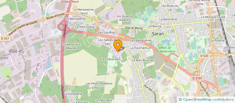 localisation de l'entreprise MONSIEUR THIERRY HENAULT à SARAN