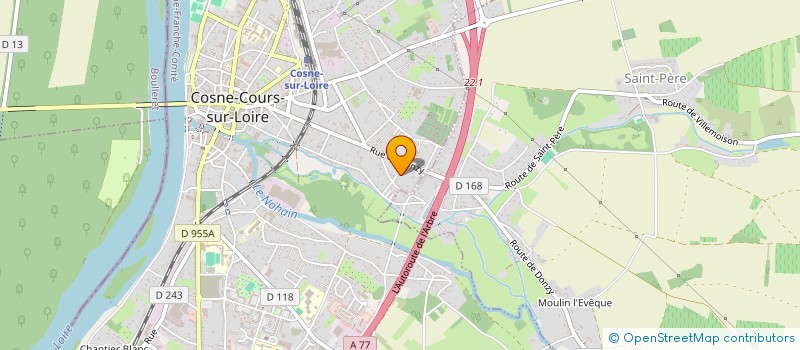 localisation de l'entreprise MONSIEUR THIERRY HENNE à COSNE-COURS-SUR-LOIRE