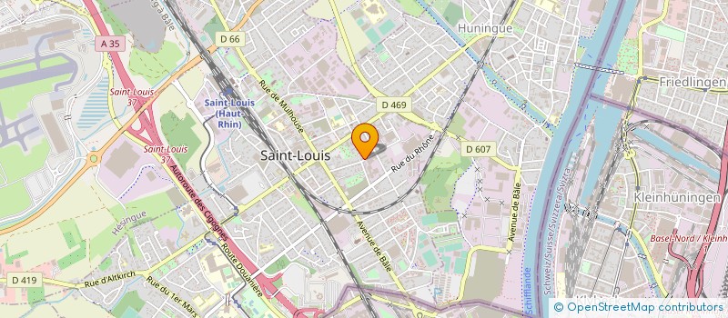localisation de l'entreprise MONSIEUR THIERRY HENQUINET à SAINT-LOUIS