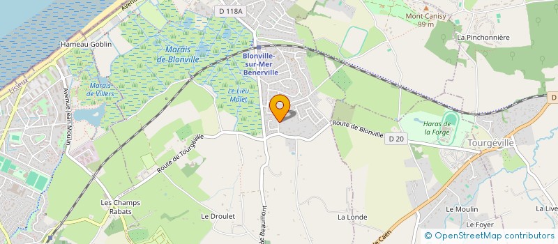 localisation de l'entreprise MONSIEUR THIERRY HENRI ANDRE LACHERAY  BLONVILLE-SUR-MER