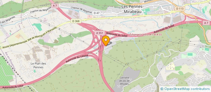 localisation de l'entreprise MONSIEUR THIERRY HERAUD à LES PENNES-MIRABEAU