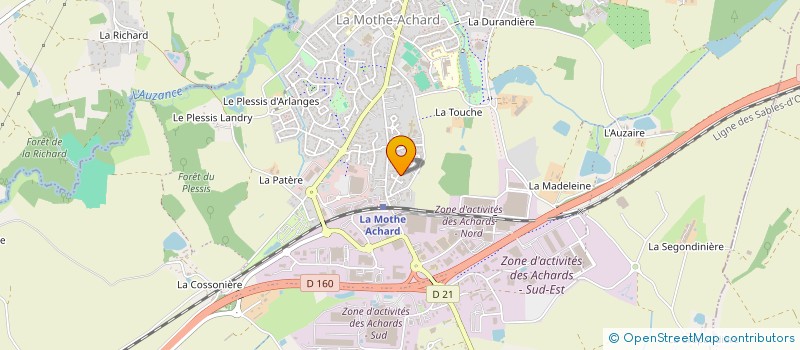 localisation de l'entreprise MONSIEUR THIERRY HERAULT à LES ACHARDS