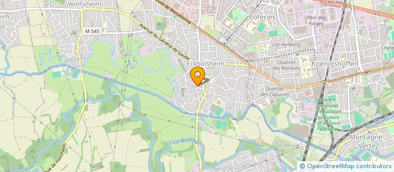 localisation de l'entreprise MONSIEUR THIERRY HERBKE  ECKBOLSHEIM