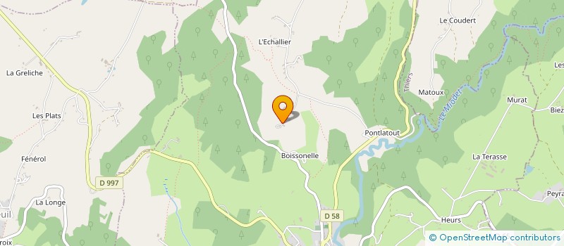 localisation de l'entreprise MONSIEUR THIERRY HERMILLON  ST DIER D AUVERGNE