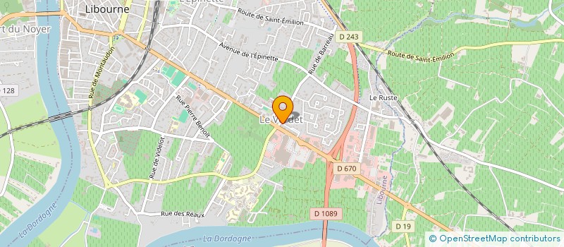 localisation de l'entreprise MONSIEUR THIERRY HERNANDEZ à LIBOURNE