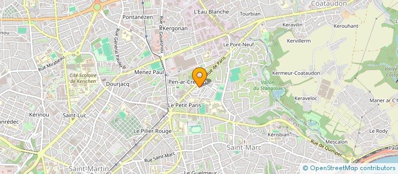 localisation de l'entreprise MONSIEUR THIERRY HERNOT à BREST