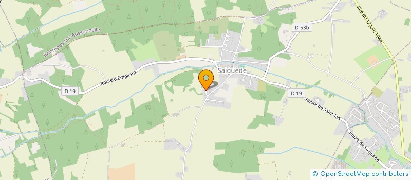 localisation de l'entreprise MONSIEUR THIERRY HERSENT  SAIGUEDE