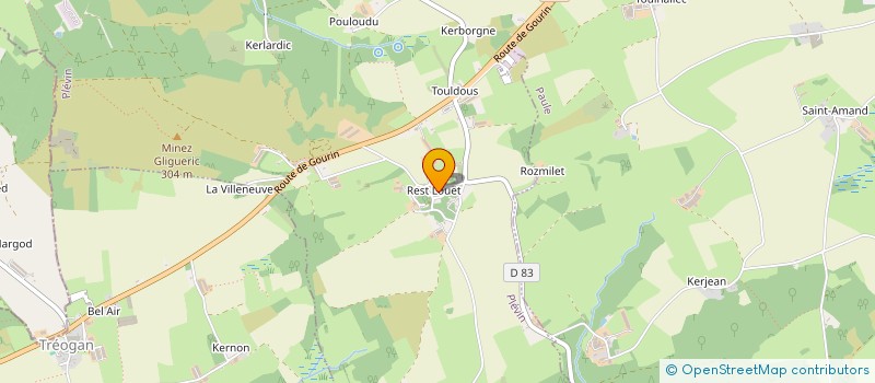 localisation de l'entreprise MONSIEUR THIERRY HERVIOU  PLEVIN