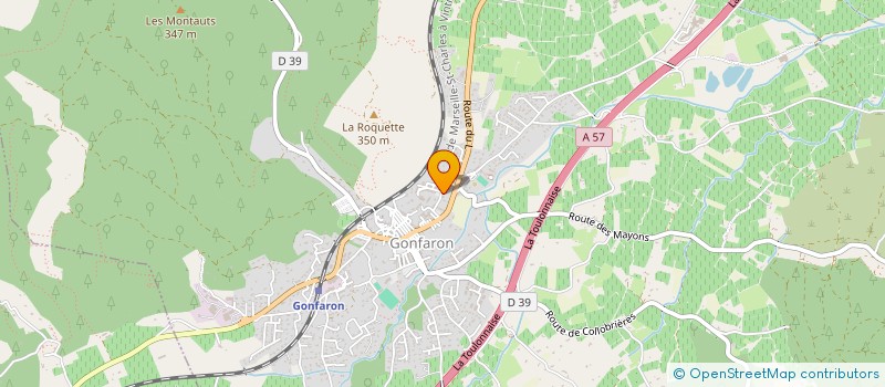 localisation de l'entreprise MONSIEUR THIERRY HERVO  GONFARON