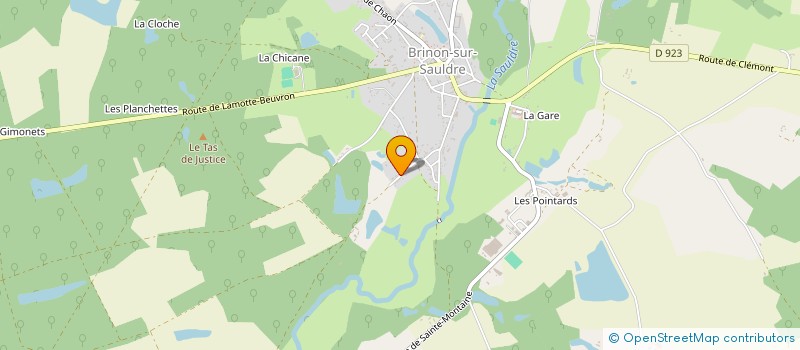 localisation de l'entreprise MONSIEUR THIERRY HETIER à BRINON-SUR-SAULDRE