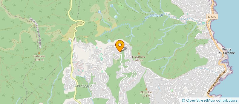 localisation de l'entreprise MONSIEUR THIERRY HEUTTE  ROQUEBRUNE-SUR-ARGENS