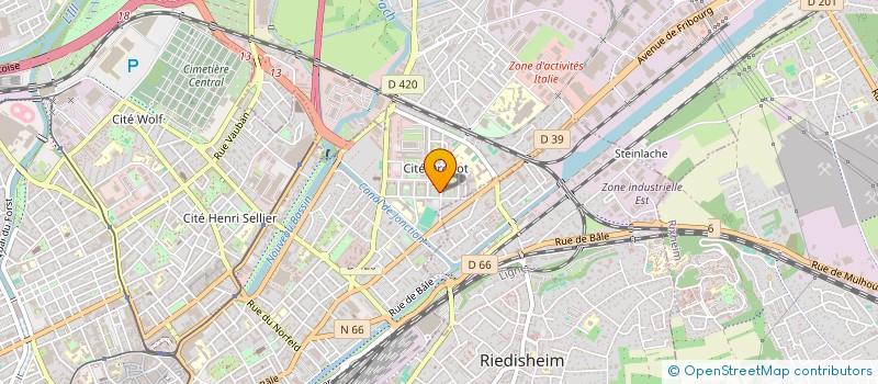 localisation de l'entreprise MONSIEUR THIERRY HEYER  MULHOUSE