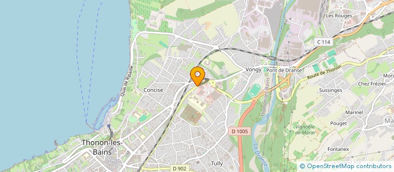 localisation de l'entreprise MONSIEUR THIERRY HIVET à THONON-LES-BAINS