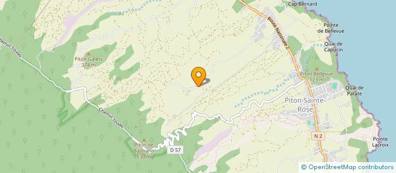 localisation de l'entreprise MONSIEUR THIERRY HOAREAU  SAINTE-ROSE