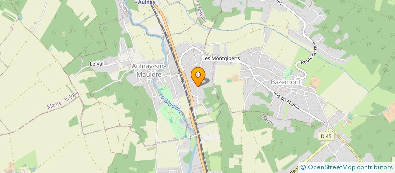 localisation de l'entreprise MONSIEUR THIERRY HOCHARD  AULNAY-SUR-MAULDRE