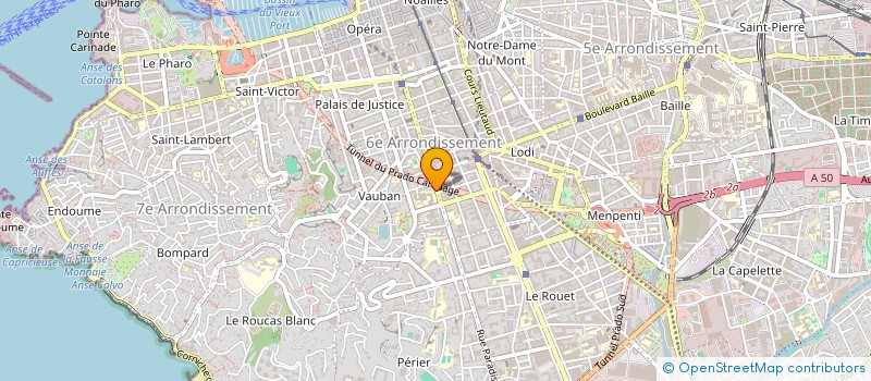localisation de l'entreprise MONSIEUR THIERRY HOCHBERG à MARSEILLE