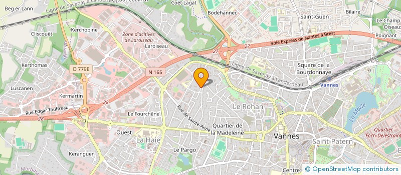 localisation de l'entreprise MONSIEUR THIERRY HOCQUET à VANNES