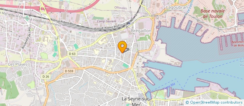 localisation de l'entreprise MONSIEUR THIERRY HOLLECKER  LA SEYNE-SUR-MER