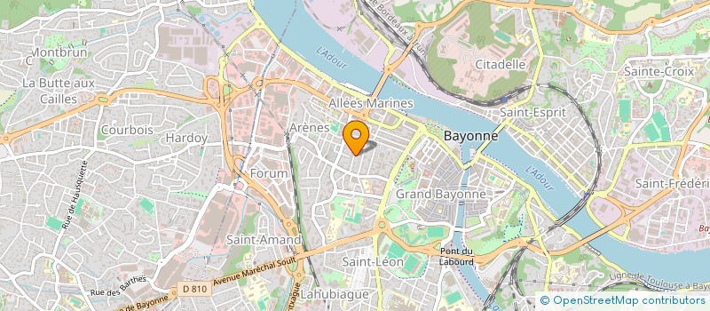localisation de l'entreprise MONSIEUR THIERRY HOLTZER à BAYONNE