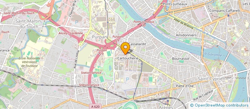 localisation de l'entreprise MONSIEUR THIERRY HOUACK NDJEE  TOULOUSE