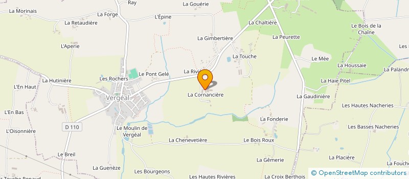 localisation de l'entreprise MONSIEUR THIERRY HOUGET  VERGEAL