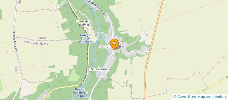 localisation de l'entreprise MONSIEUR THIERRY HOUSSAYE  BOISSY-LA-RIVIERE