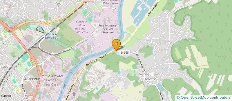 localisation de l'entreprise MONSIEUR THIERRY HRMO  VERNEUIL-EN-HALATTE