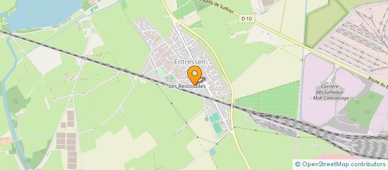 localisation de l'entreprise MONSIEUR THIERRY HUGUES  ISTRES