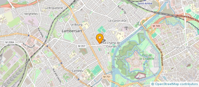 localisation de l'entreprise MONSIEUR THIERRY HUGUES à LAMBERSART