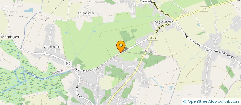 localisation de l'entreprise MONSIEUR THIERRY HUGUET  MISSILLAC