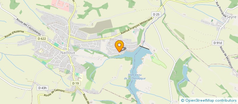 localisation de l'entreprise MONSIEUR THIERRY HUILLET  NAILLOUX