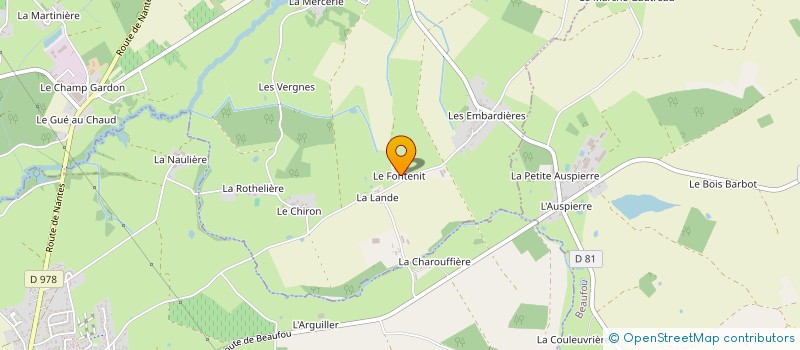 localisation de l'entreprise MONSIEUR THIERRY HULIN  SAINT-CHRISTOPHE-DU-LIGNERON