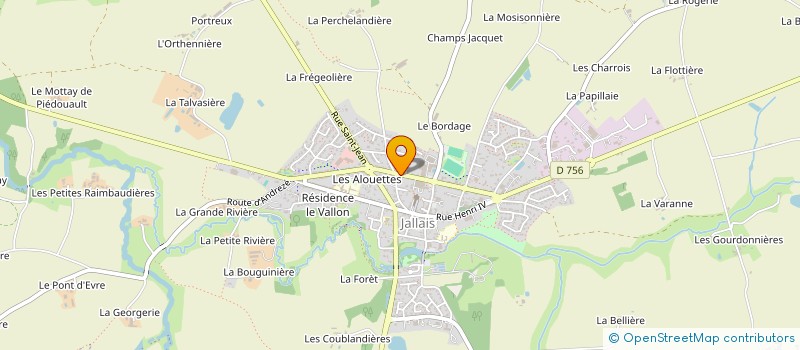 localisation de l'entreprise MONSIEUR THIERRY HUMEAU  BEAUPREAU-EN-MAUGES