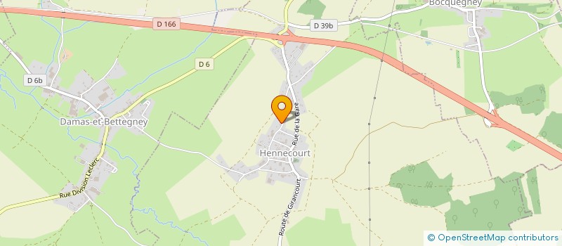 localisation de l'entreprise MONSIEUR THIERRY HUMMEL à HENNECOURT
