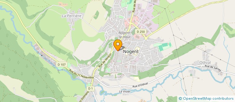 localisation de l'entreprise MONSIEUR THIERRY HURIER à NOGENT