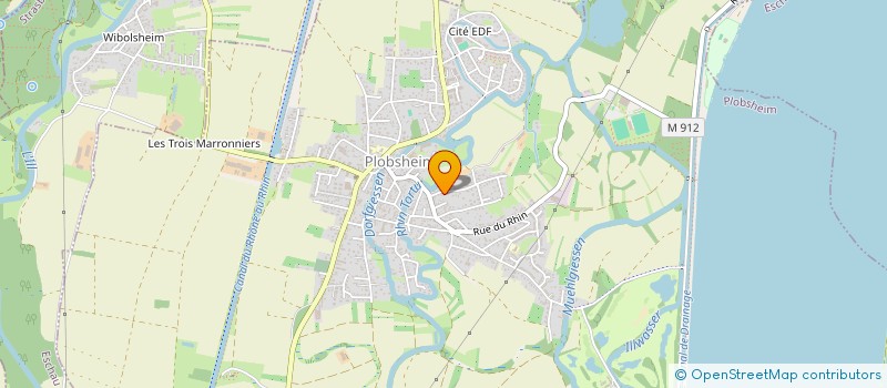 localisation de l'entreprise MONSIEUR THIERRY HURSTEL  PLOBSHEIM