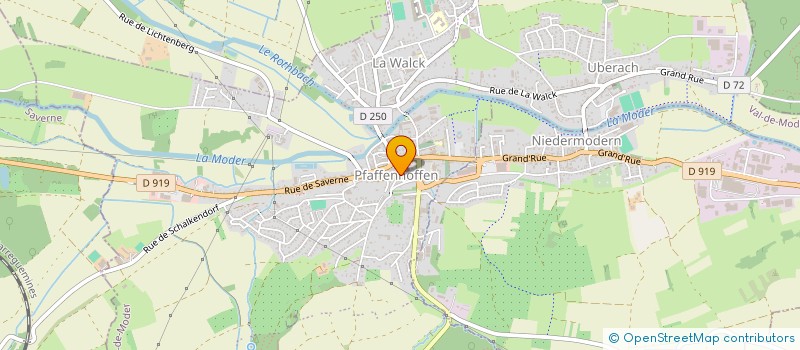 localisation de l'entreprise MONSIEUR THIERRY HUTMACHER  VAL-DE-MODER