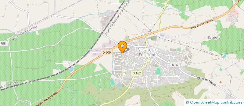 localisation de l'entreprise MONSIEUR THIERRY ICHER  NISSAN-LEZ-ENSERUNE